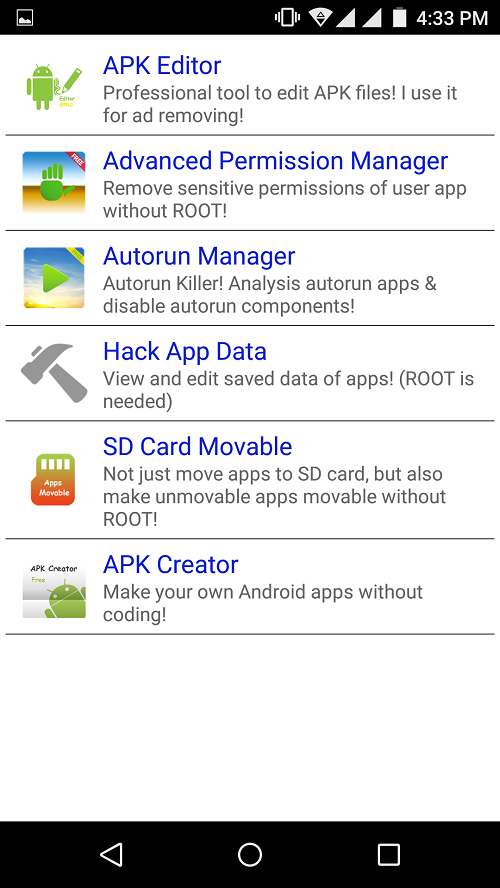 hack app data no root