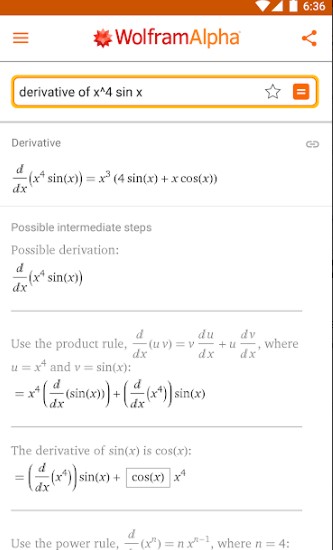 Screenshot-Wolfram-Alpha-App-Apk | OfflineModAPK