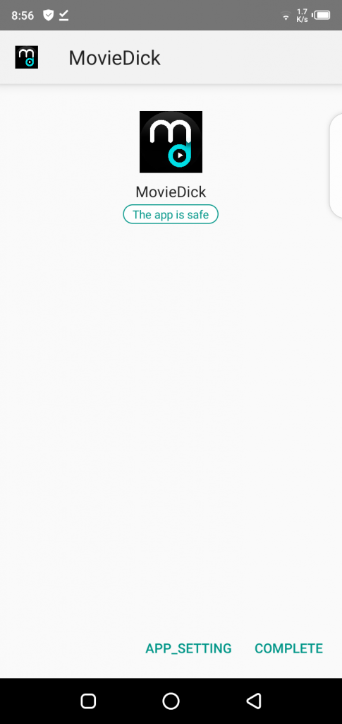 Screenshot Movidy Apk