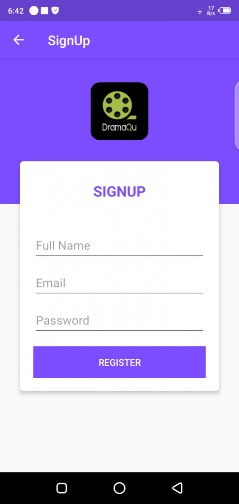 Screenshot of Dramaqu For Android