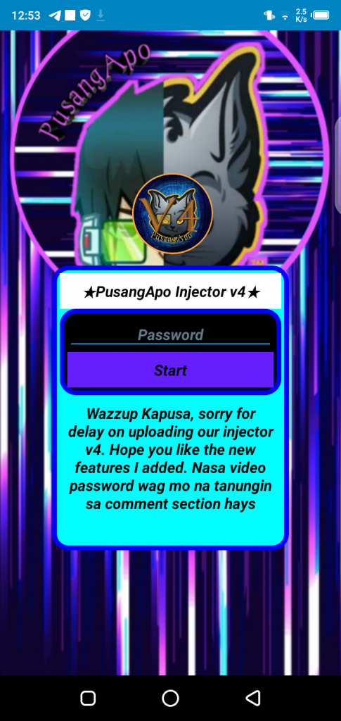 Screenshot of Pusang Apo Injector Apk