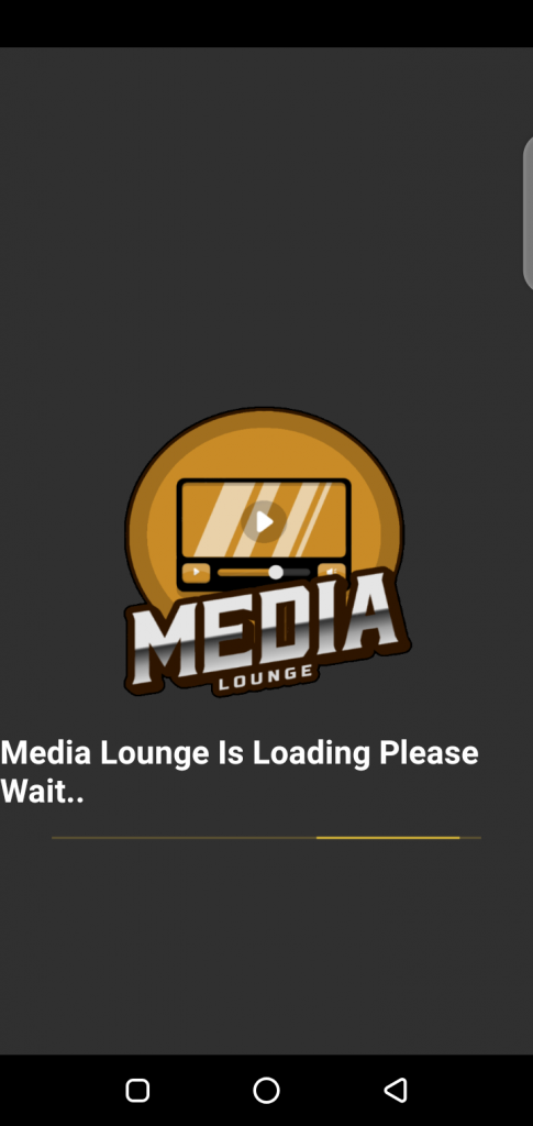 Screenshot of Media Lounge
