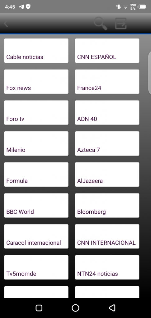 Screenshot of Magna TV App Apk