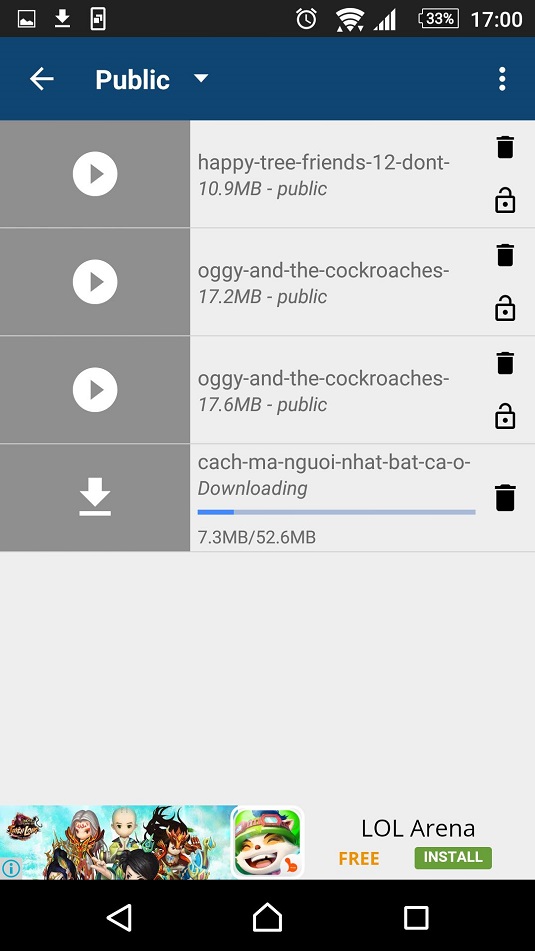 Screenshot of VTube App Apk