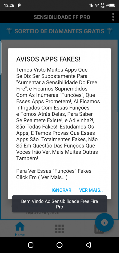 Screenshot of Sensibilidade FF Pro Apk