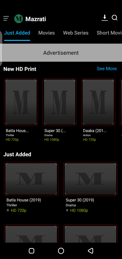 Screenshot of Mazrati