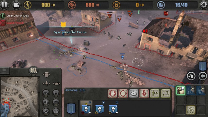 Screenshot of Company of Heroes Mobile platform