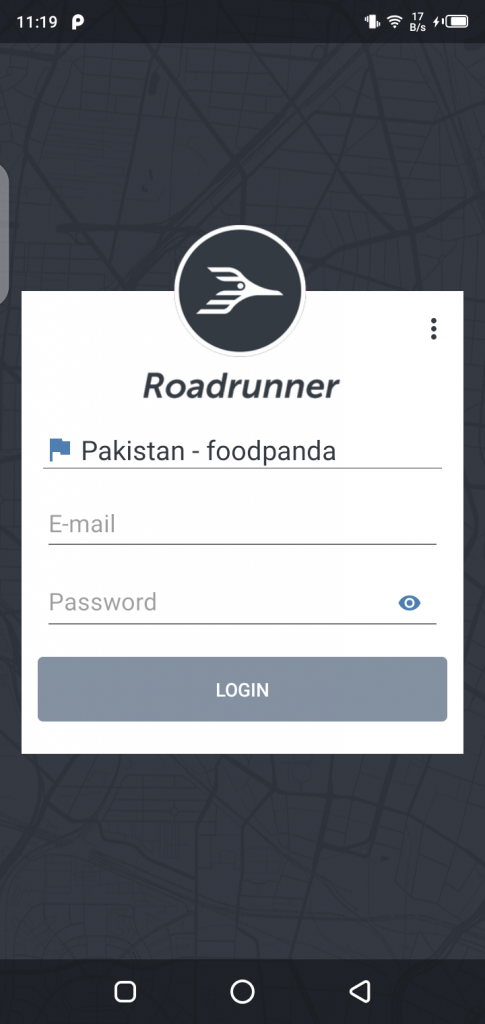 Screenshot of Roadrunner App Apk