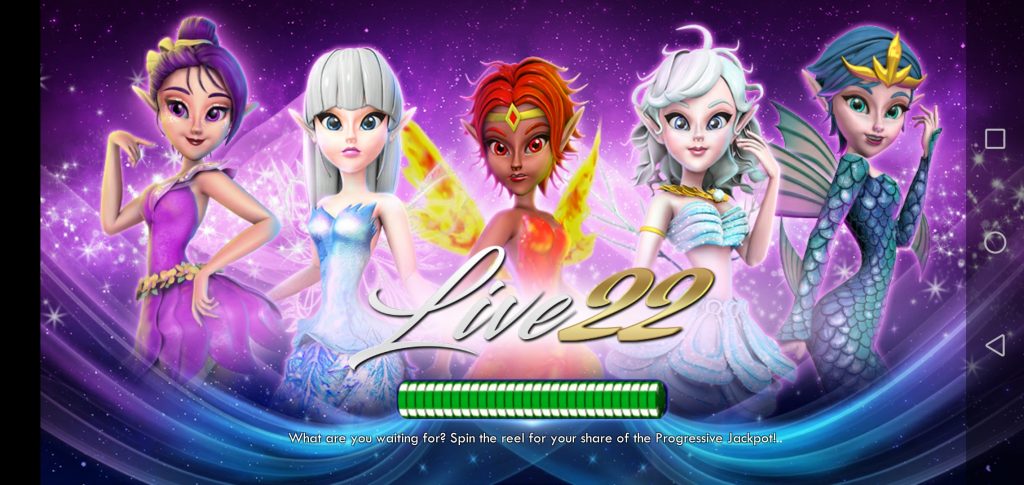 Screenshot of Live22 App