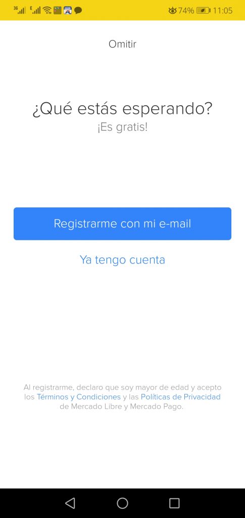 Screenshot of Mercado Libre App Apk