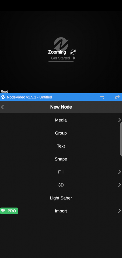 Screenshot of Node Video App Apk
