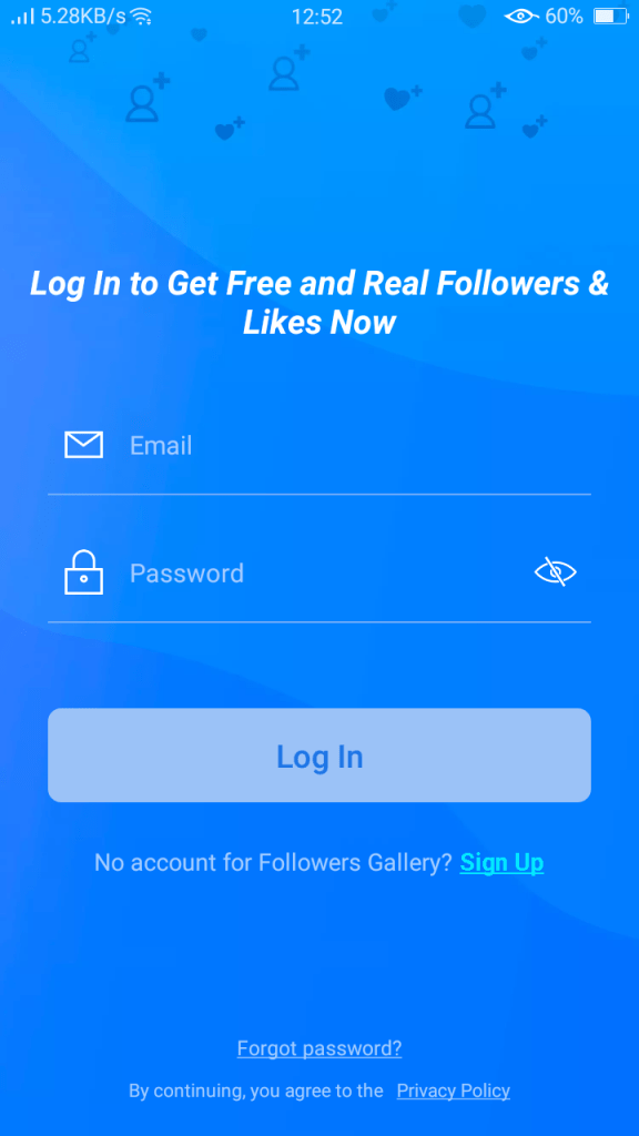Screenshot of Followers Gallery Apk