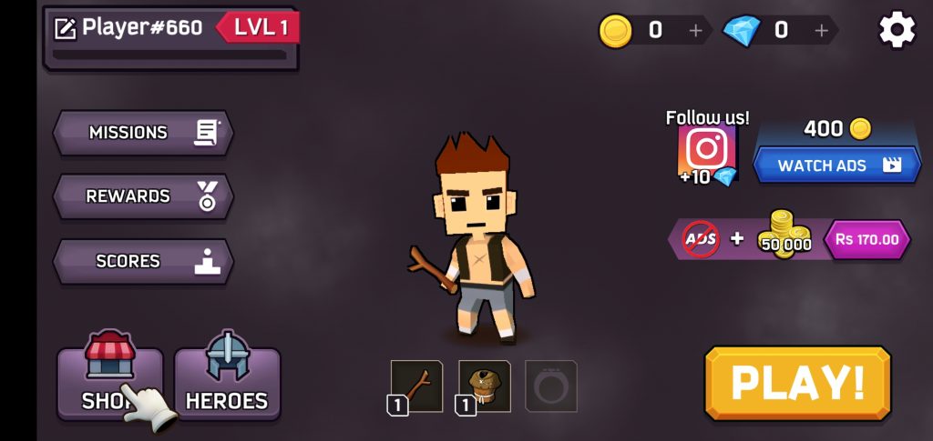 Screenshot of Magica io Battle Royale Game
