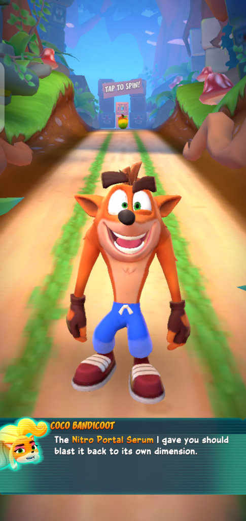 Screenshot of Crash Bandicoot on The Run Apk