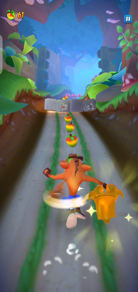 Screenshot of Crash Bandicoot on The Run App