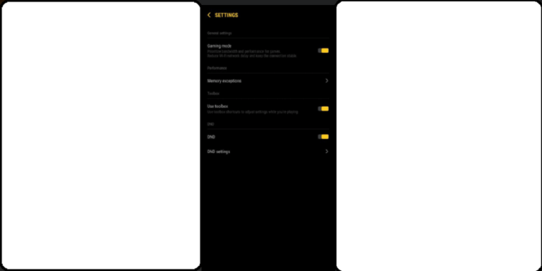 Screenshot of Game Turbo Apk for Device's Resources