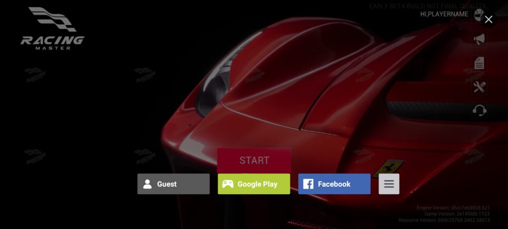 Screenshot of Racing Master App