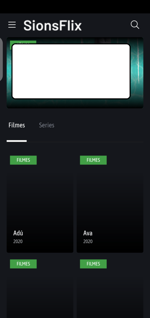 Screenshot of SionsFlix Apk