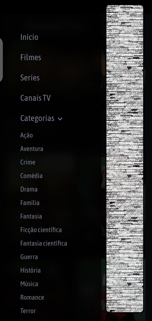 Screenshot of SionsFlix App