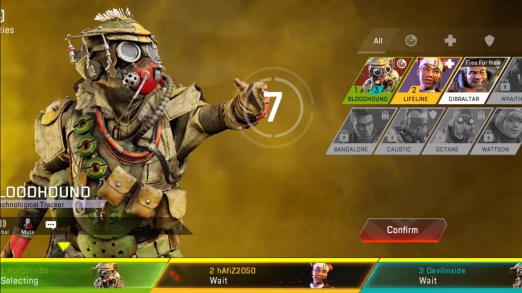 Screenshot of Apex Legends Mobile Beta App