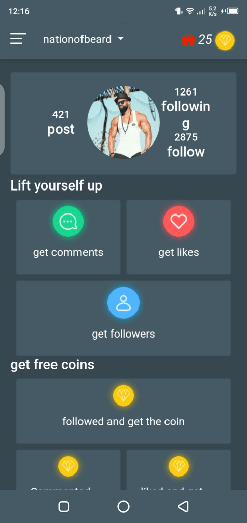 Screenshot of Insta Orange free download for android