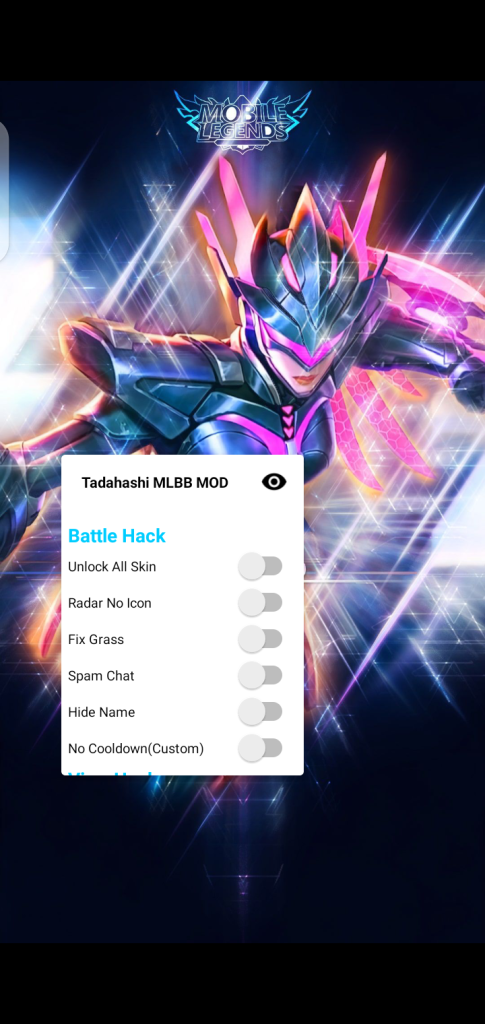 Screenshot of Tadahashi MLBB App