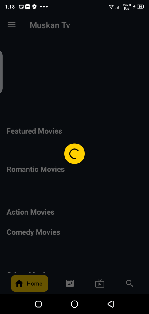 Screenshot of Muskan TV App Apk