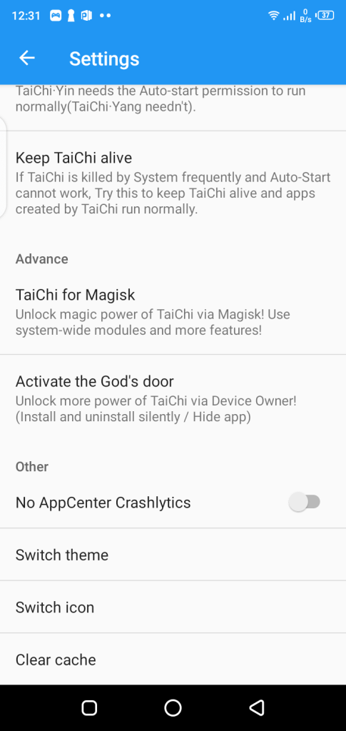 Screenshot of TaiChi Apk