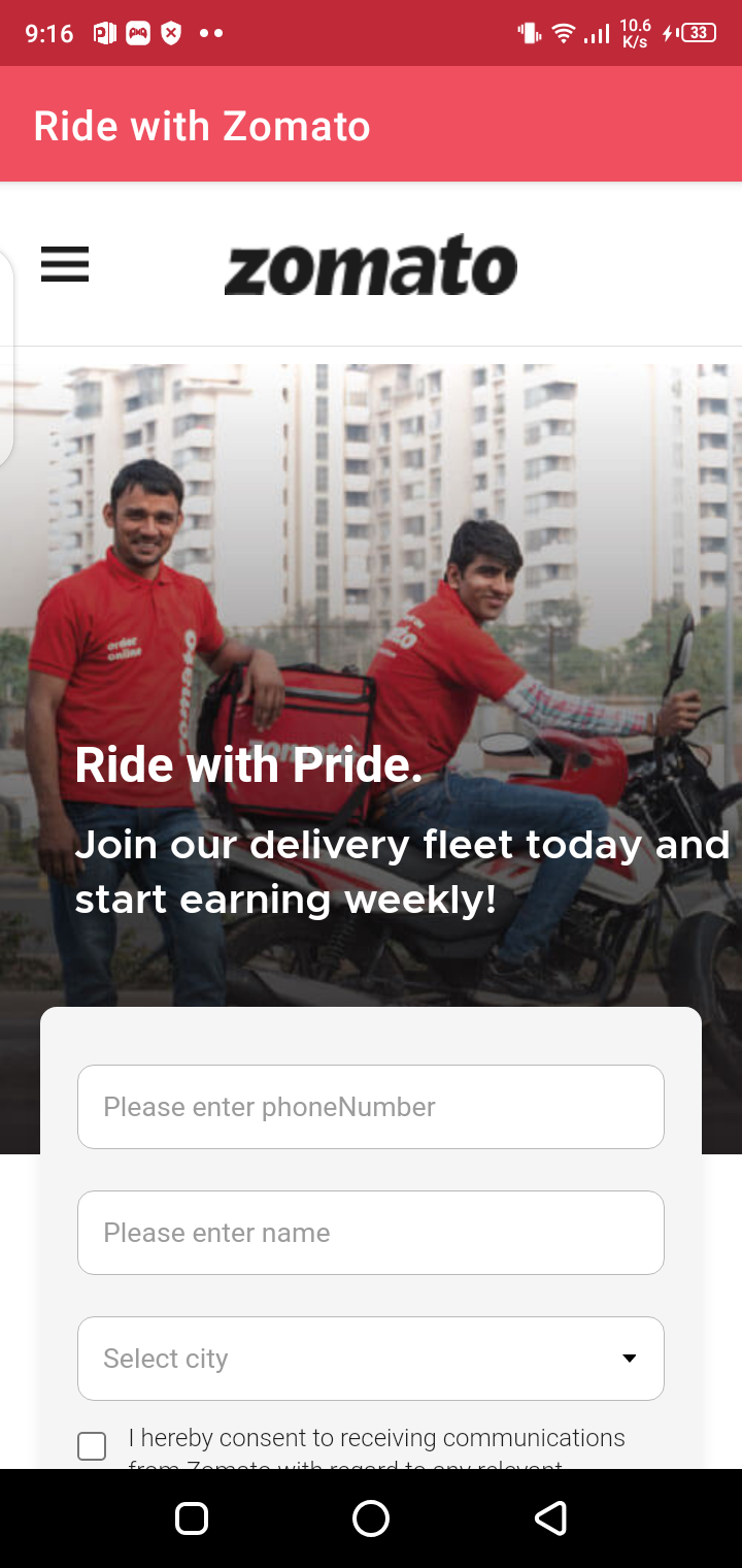 Zomato Delivery Partner Apk V1.0.0 Free Download For Android ...