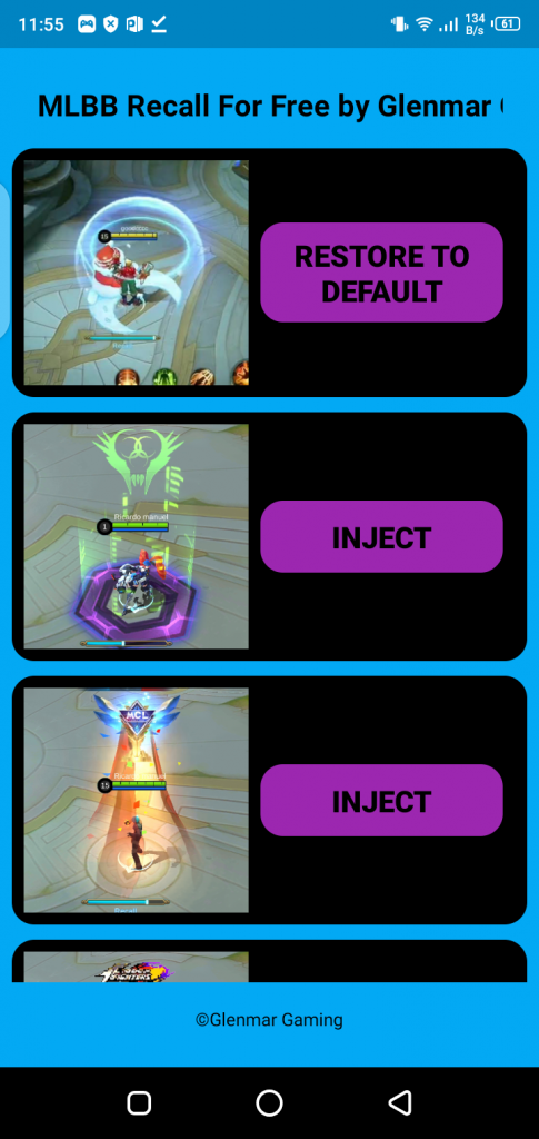 Screenshot of Ml Injector App