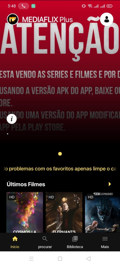 Screenshot of Mediaflix Plus Apk