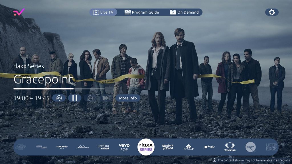Screenshot of Rlaxx TV