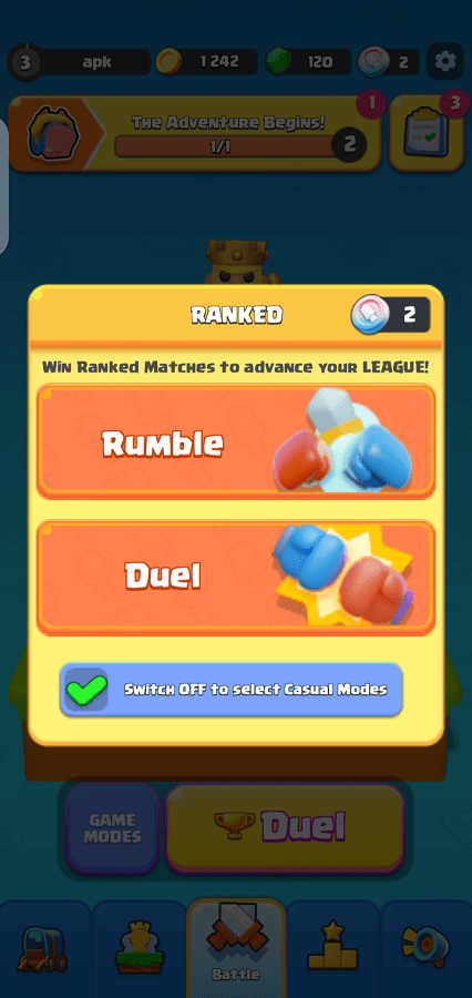 Screenshotof Clash Mini App Apk