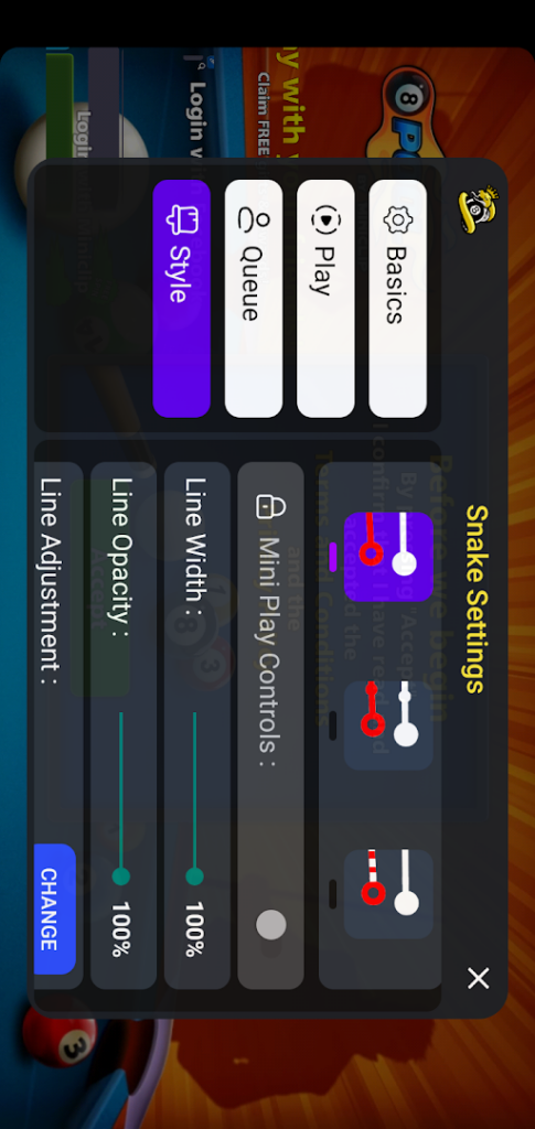Screenshot of Snake 8 Ball Pool APK latest version